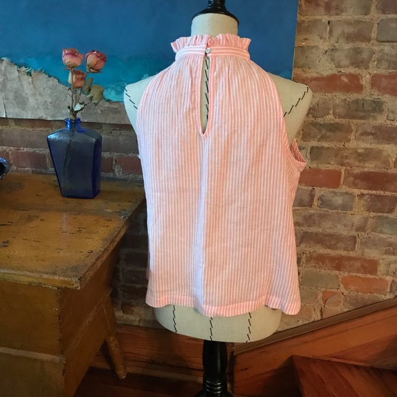 Universal Thread Linen Ruffle Neck Halter - Picture 2 of 4